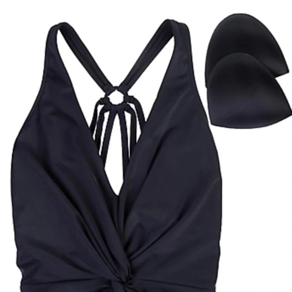 New! Magicsuit twister drew one piece swimsuit black nwt 15037 - Picture 3 of 15